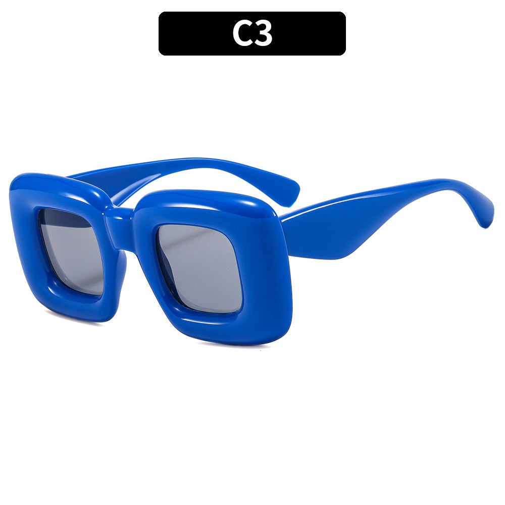 New Inflatable Sunglasses Funny Square Street Sunglasses
