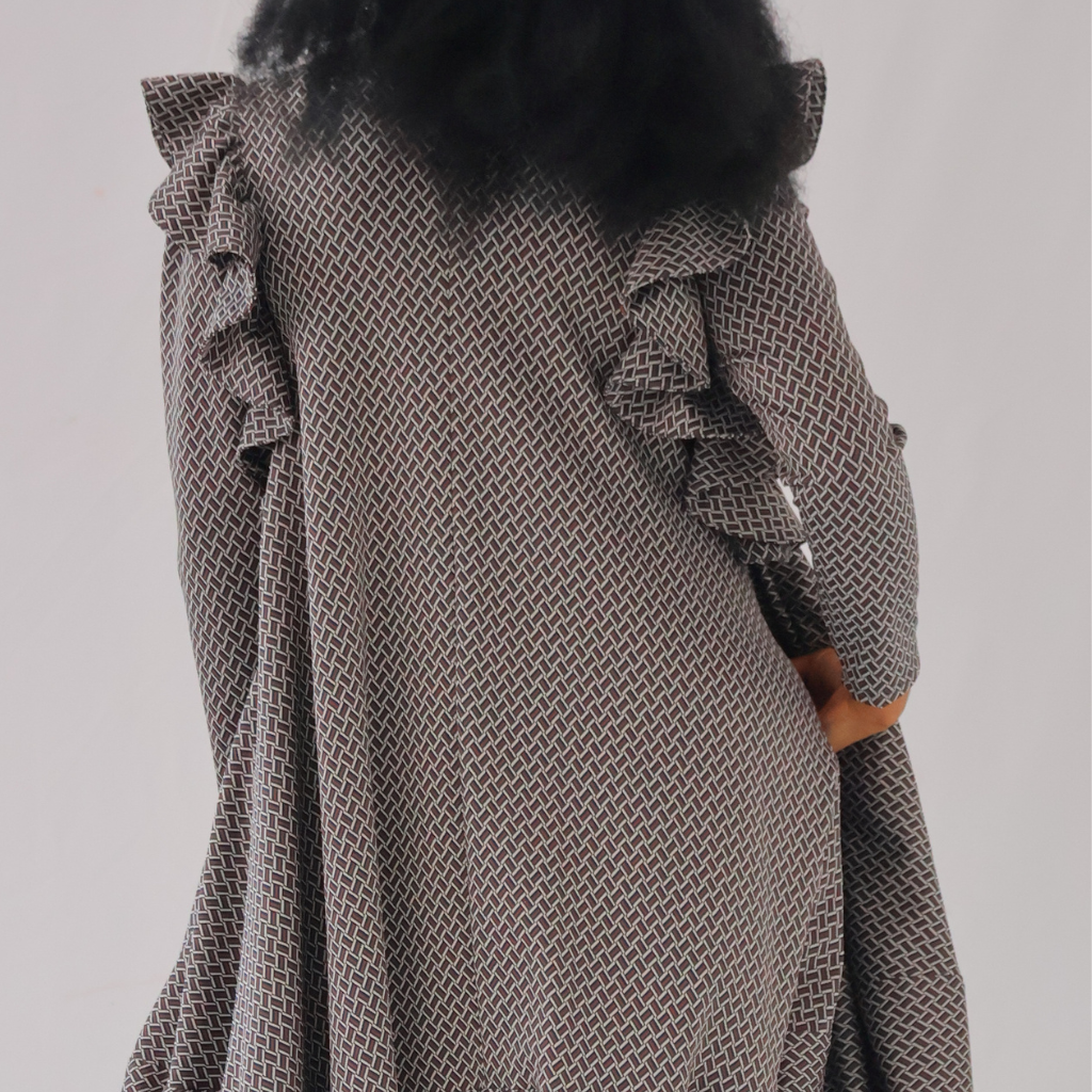 Debut Scarf Bubble Dress