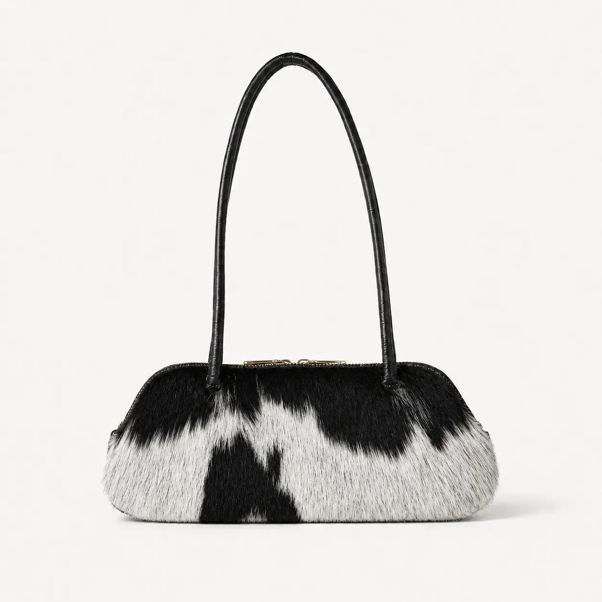 Ebène Unique Hair-On Cowhide Shoulder Bag
