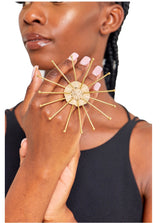 Heritage Elegance Spider Web Ring - Sustainable Luxury Design