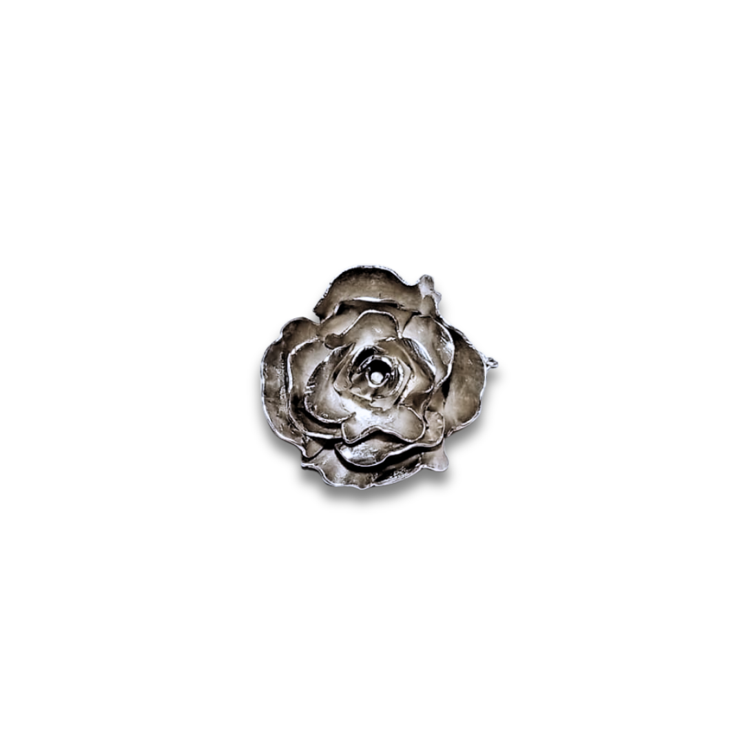 Flower in silver