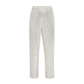 TYRA SILVER SEQUINS PANTS