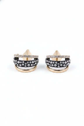 DEJI ENIOLA Trinity Diamond Earrings