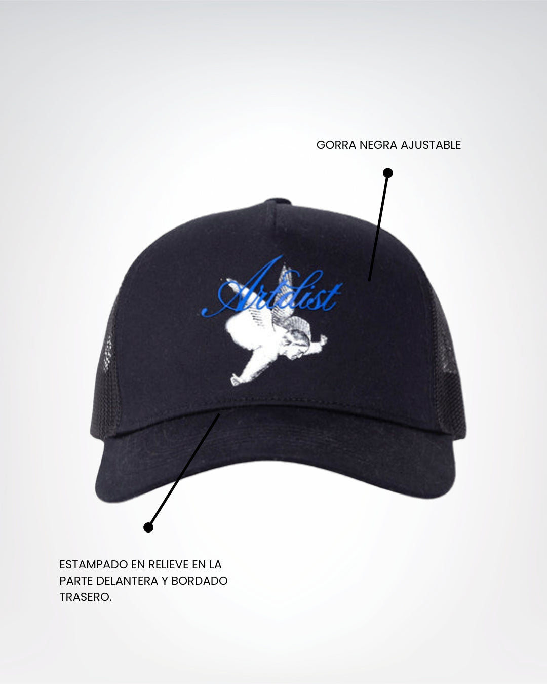 Angel Black Cap