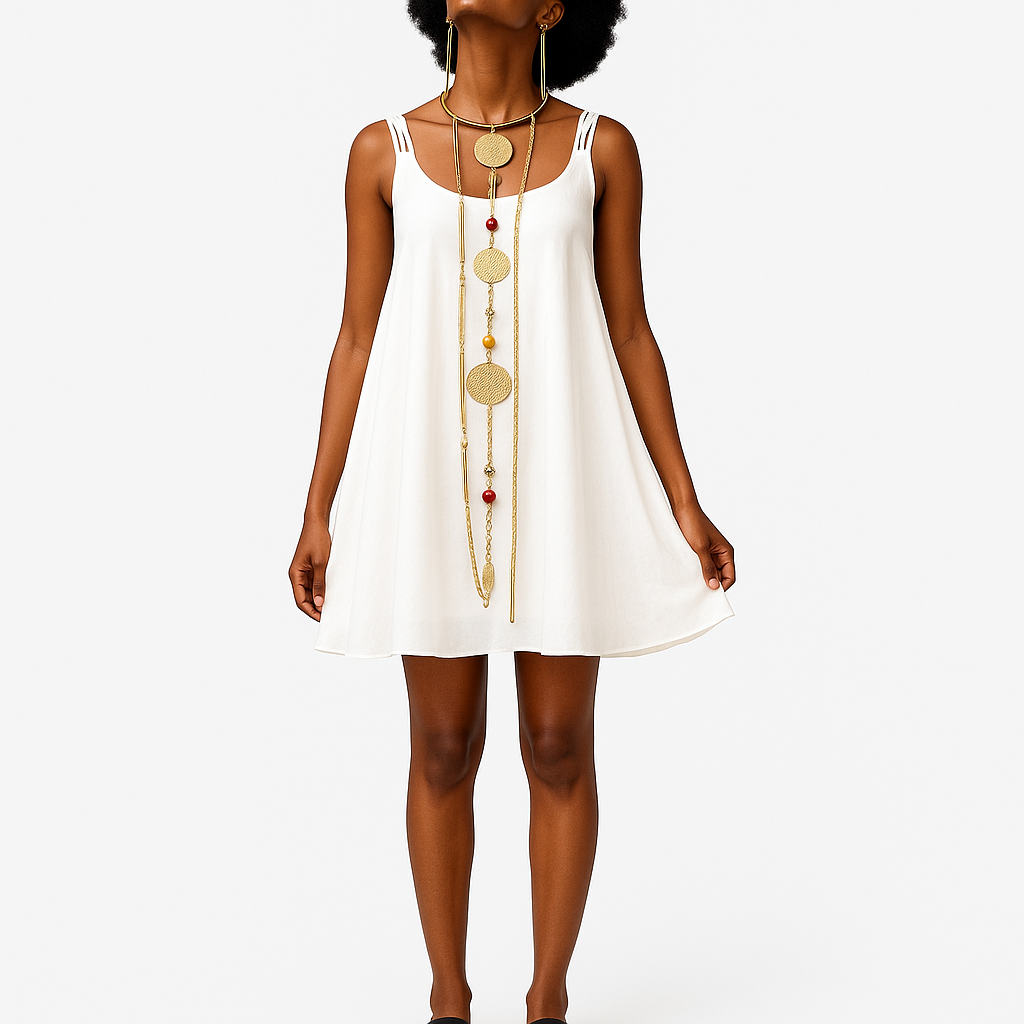 Lijoki Luxe Cultural Statement Necklace