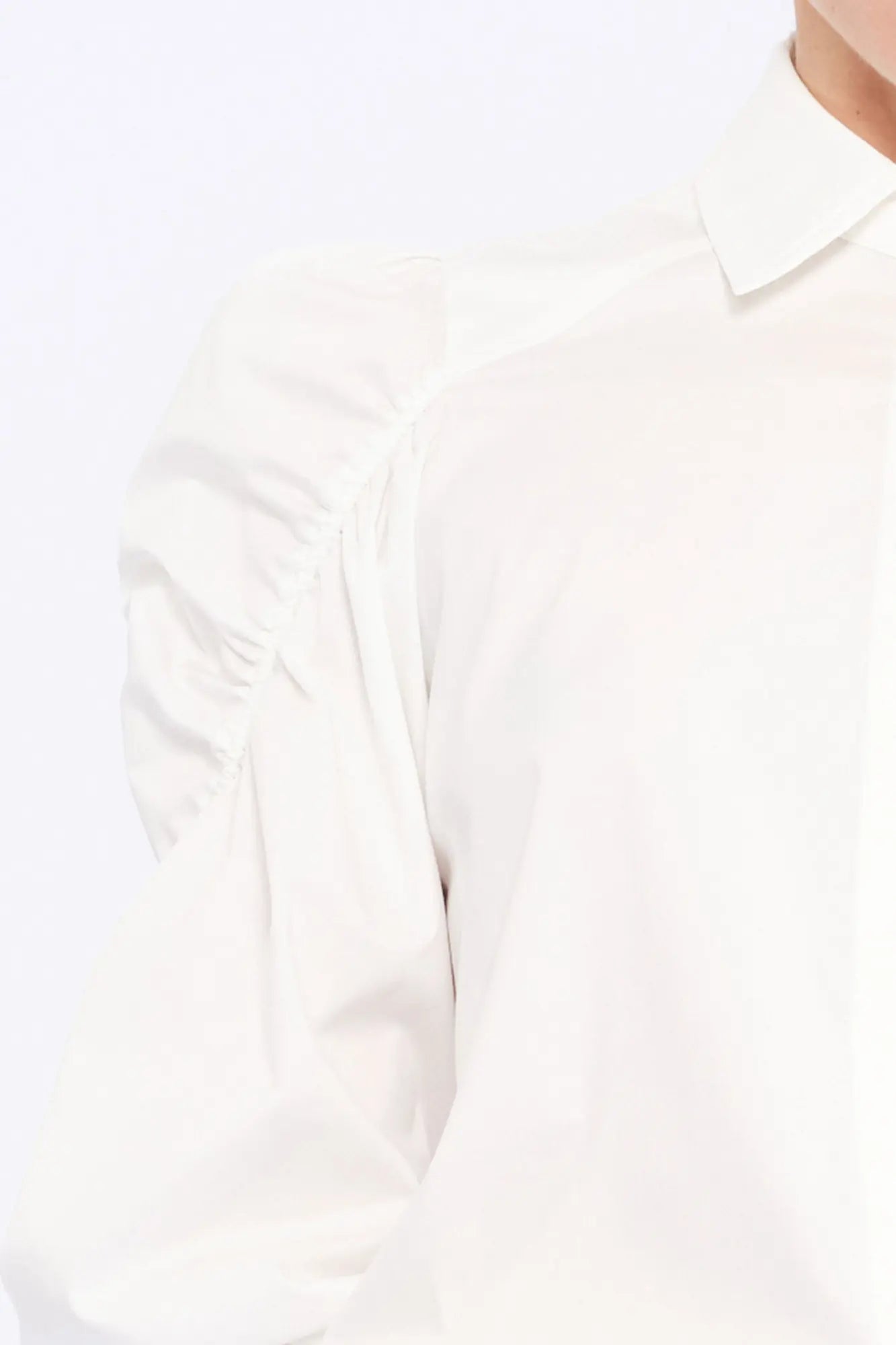 Bimba Puff Sleeve Blouse | White
