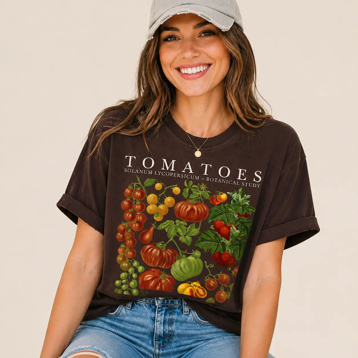 Tomatoes Botanical Study Graphic Tee
