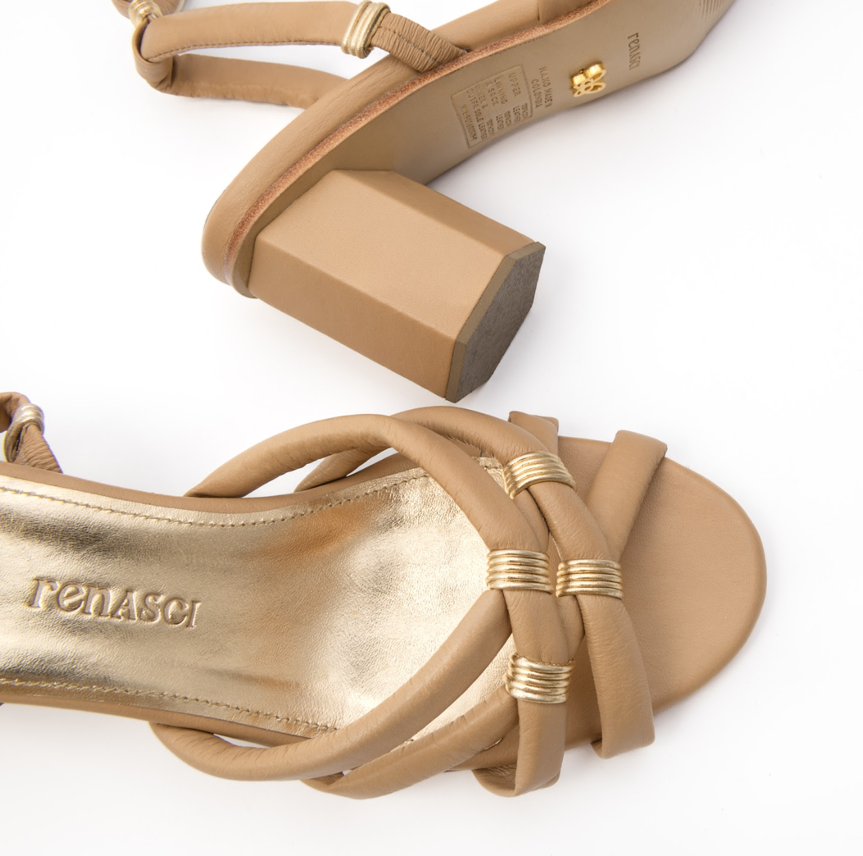Olga Wooden Block Heel
