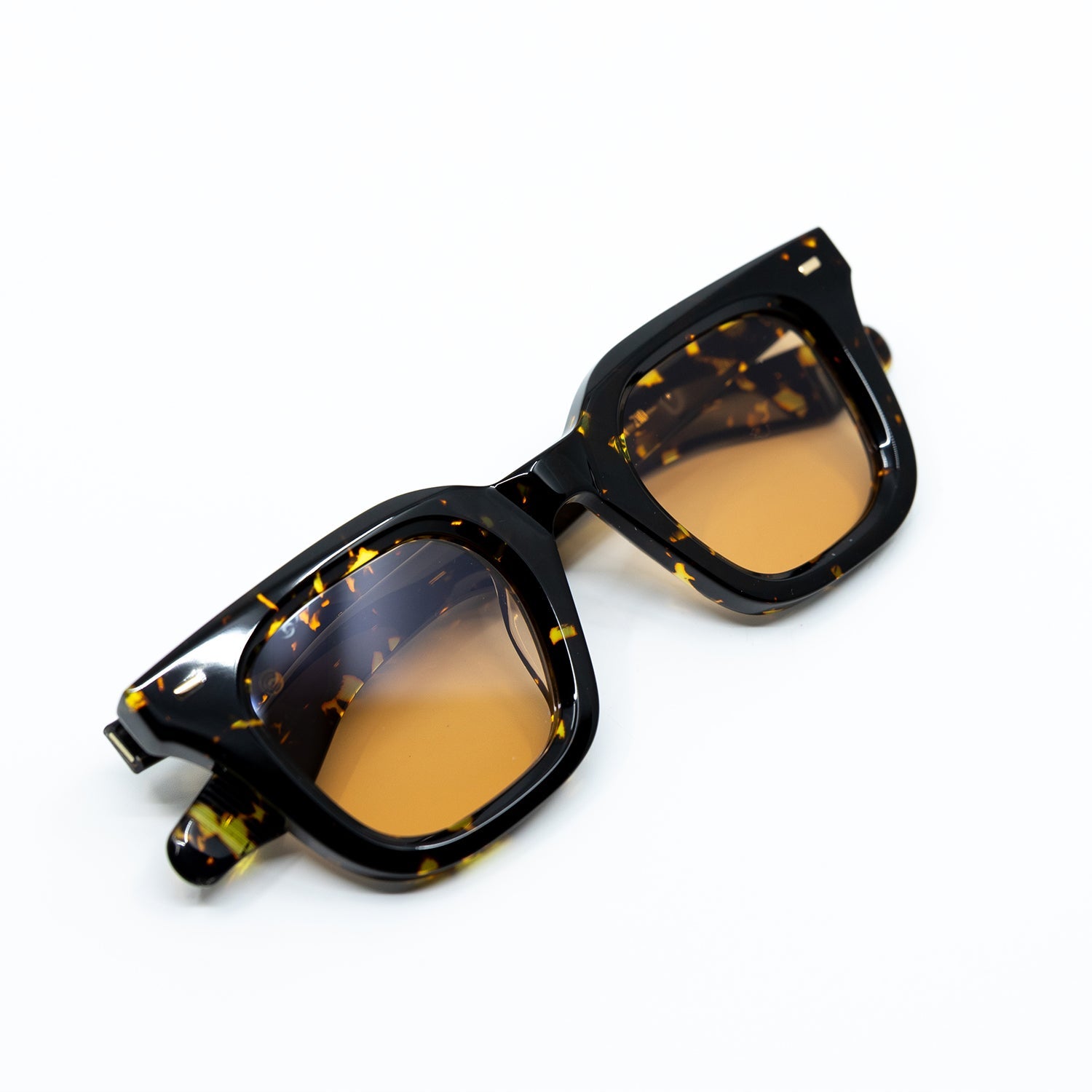 Zid Sunglasses with Tortoise Frame & Orange Lens