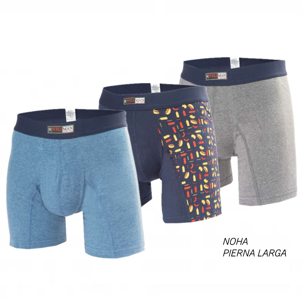 PACK X3 NOHA PIERNA LARGA