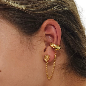 Gold Ear Cuff & Dream Earring Set