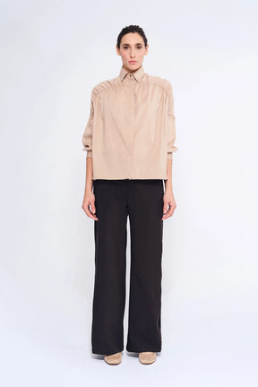 Star Ruched Shoulder Shirt
