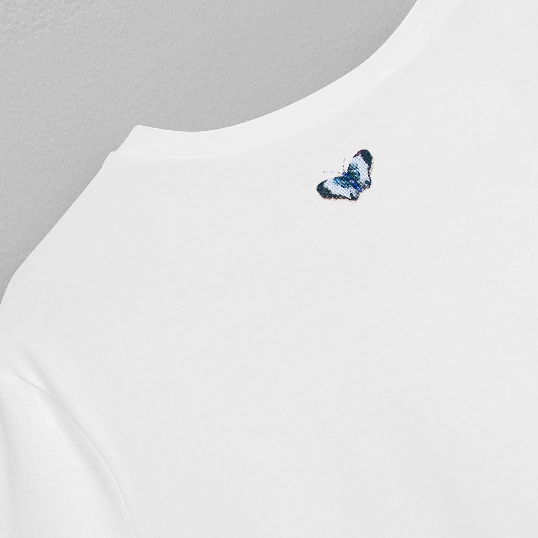 Winter Hand-Embroidered Organic Cotton T-Shirt
