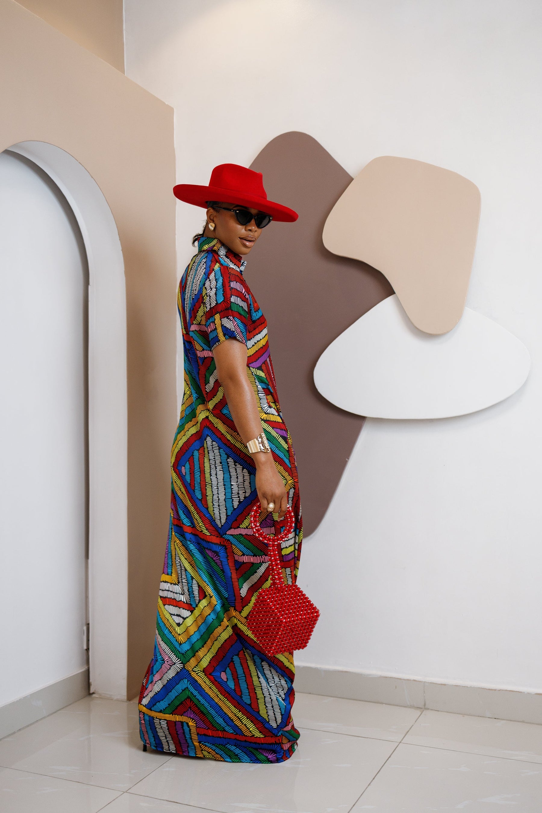 Ndeunoh Silk Ankara Kaftan