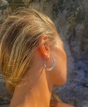 Hoops in Sterling Silver