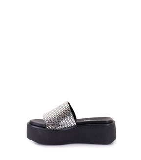 Nohe Glam Silver Platforms