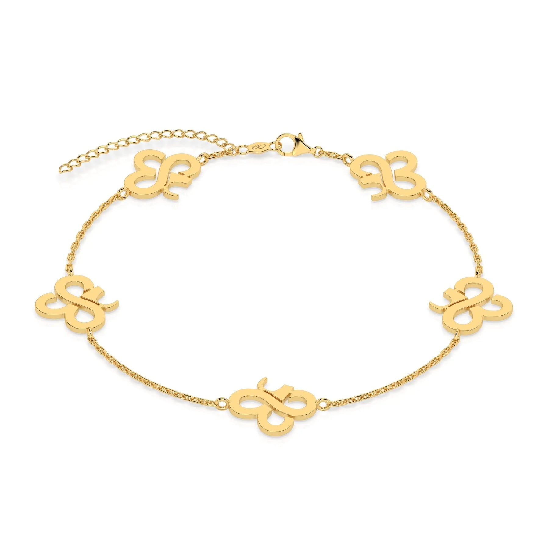 Five Miracles Gold Bracelet