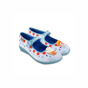 Frost Swirl Mary Jane Flat