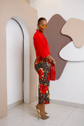 Ndukaaku Cropped Jacket & Skirt Set