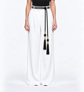 Silk Tassel Belt with Quartz