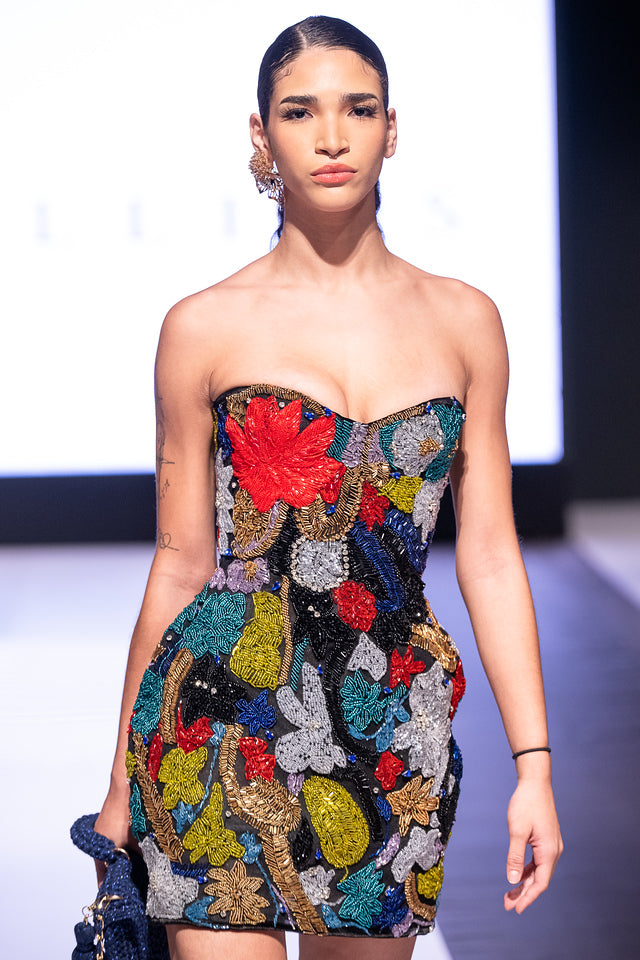 Embroidered Corset Mini Amber Dancing Collection