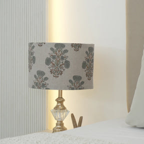 Artisan Home Decor Hand Block Print Thick Linen Lampshade - Swadesh