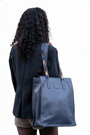 Kilifi Leather Women's Tote With Beaded Straps