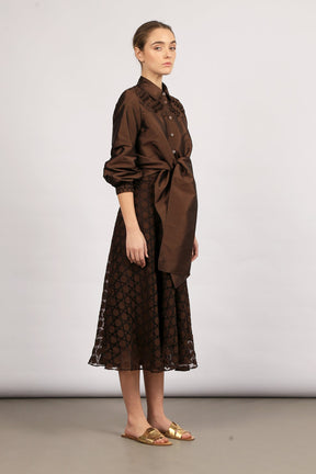 Addison Blouse | Brown