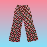 Red Star Wide Leg Pants