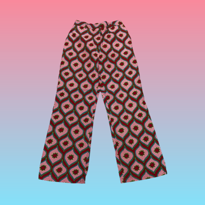 Red Star Wide Leg Pants