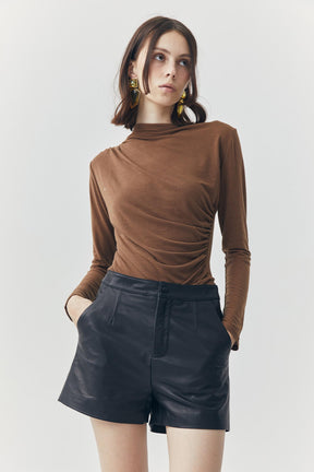 Wren Short Leather Pants