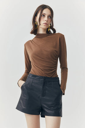 Wren Short Leather Pants