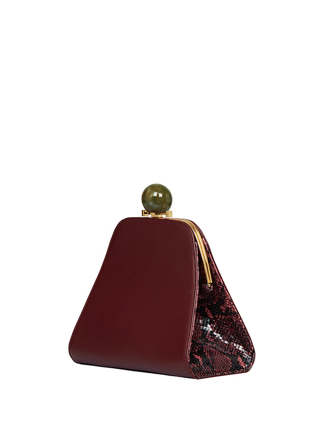 Josephine - Ball Frame Calfskin Leather Bag