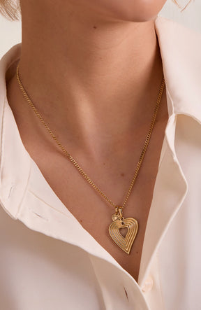 Emanate Love Heart Pendant Necklace