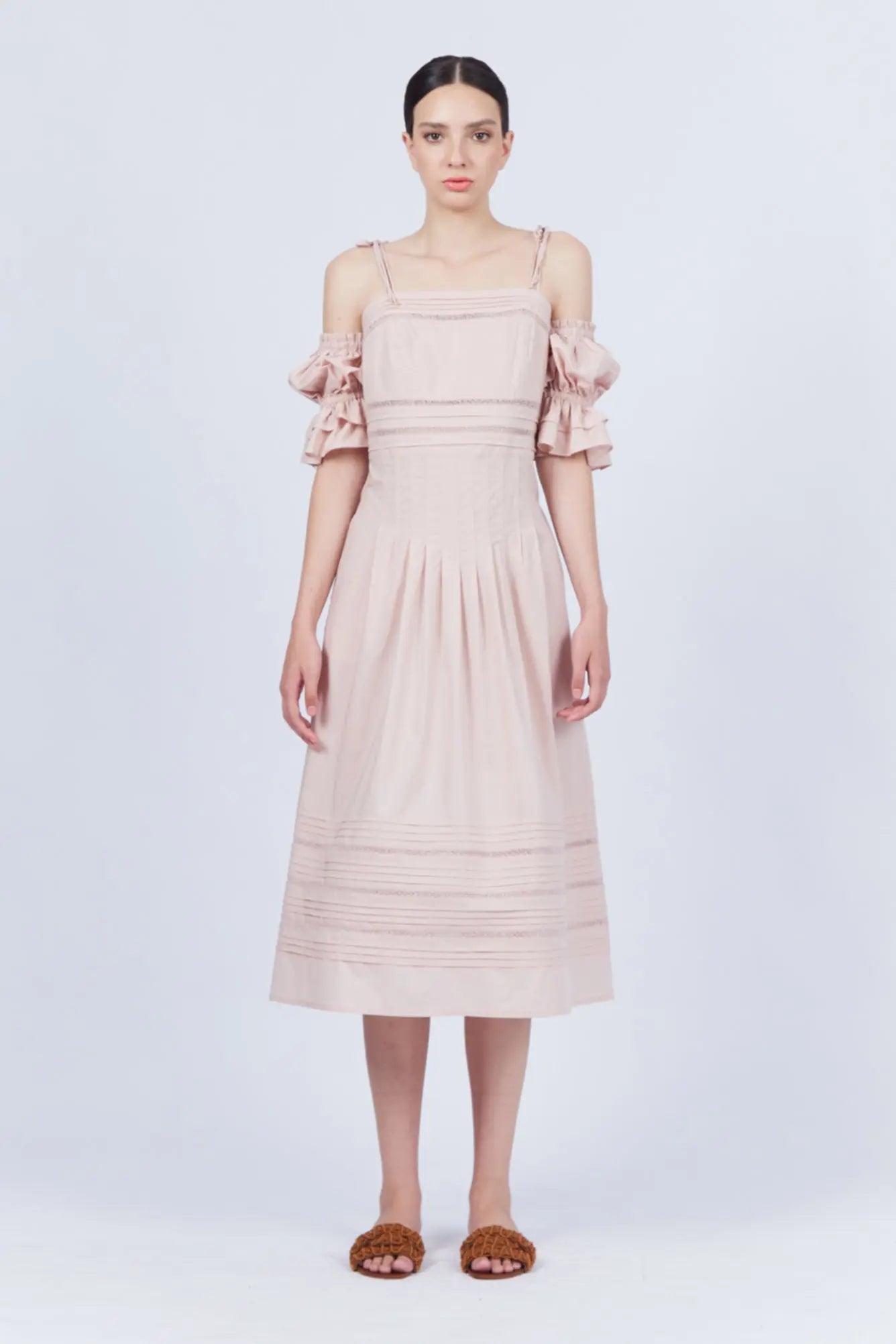 Gaetana Dress | Nude
