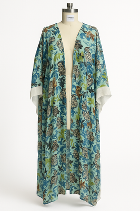 Tropical Silk Kimono Set