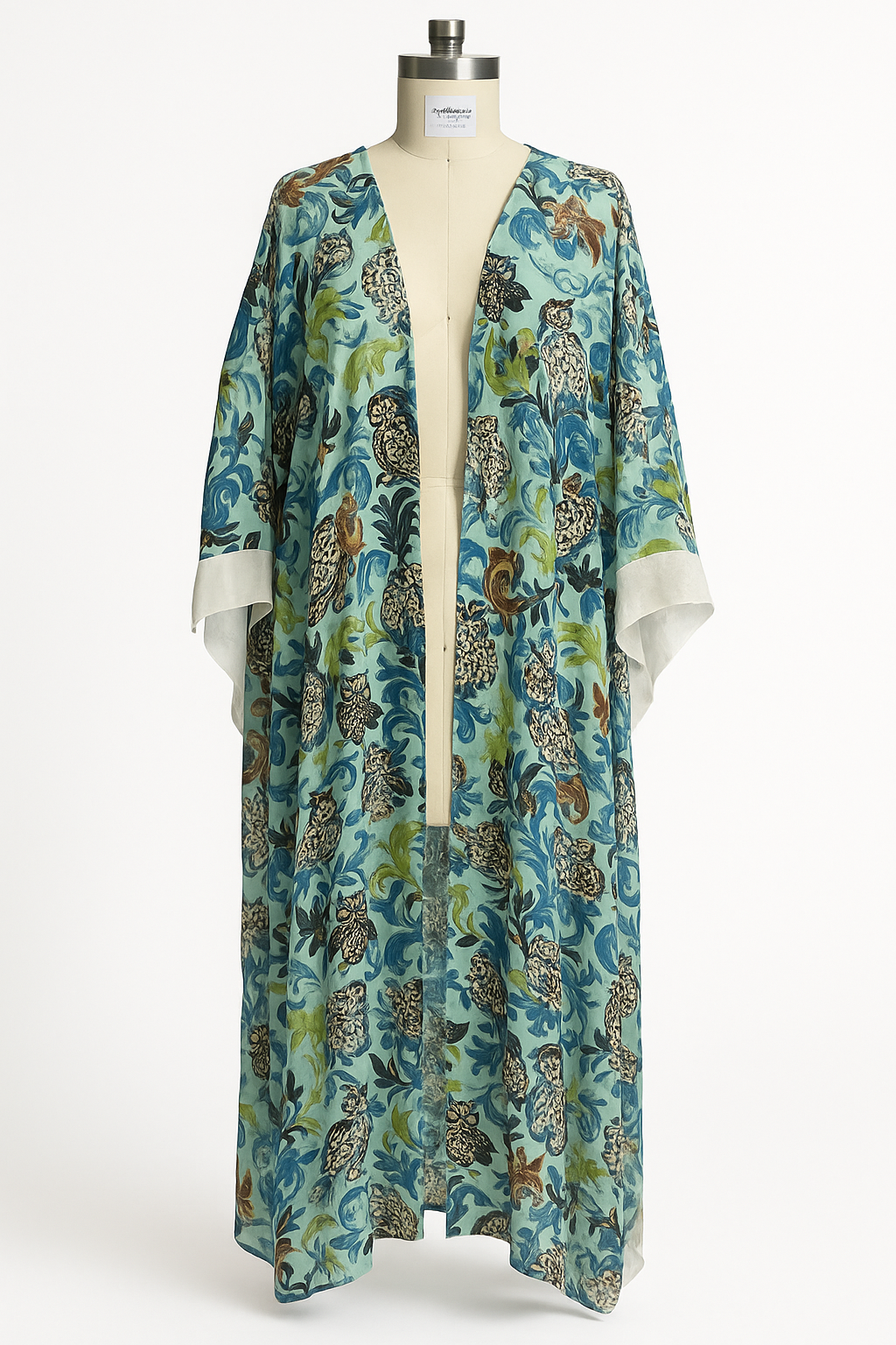 Tropical Silk Kimono Set