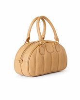 Ameline Sculptural Italian Leather Top Handle