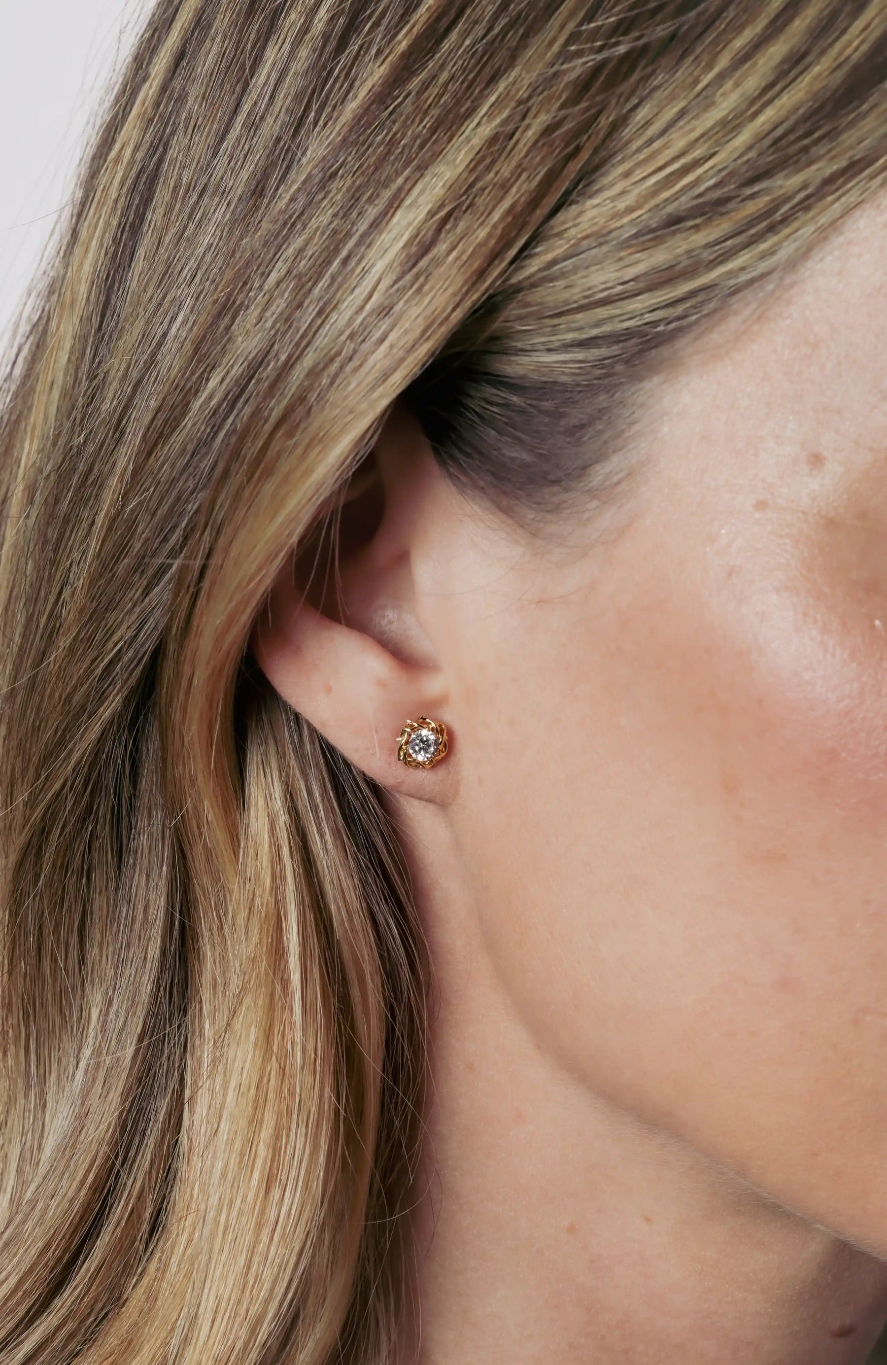 Crown of Thorns Stud Earrings