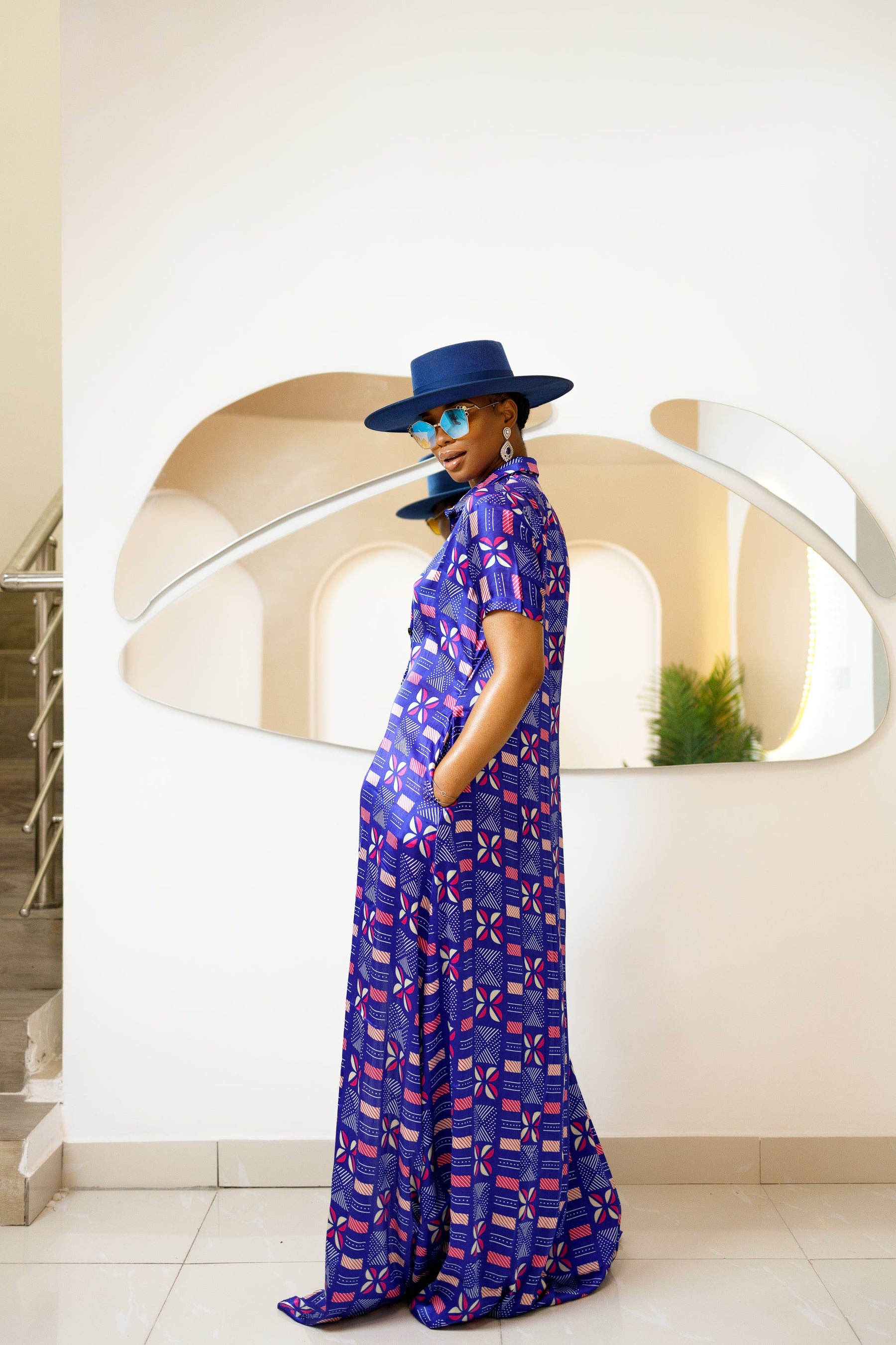 Adaaku Silk Ankara Kaftan