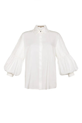 Tilsa Artisan Detail Blouse | Off White