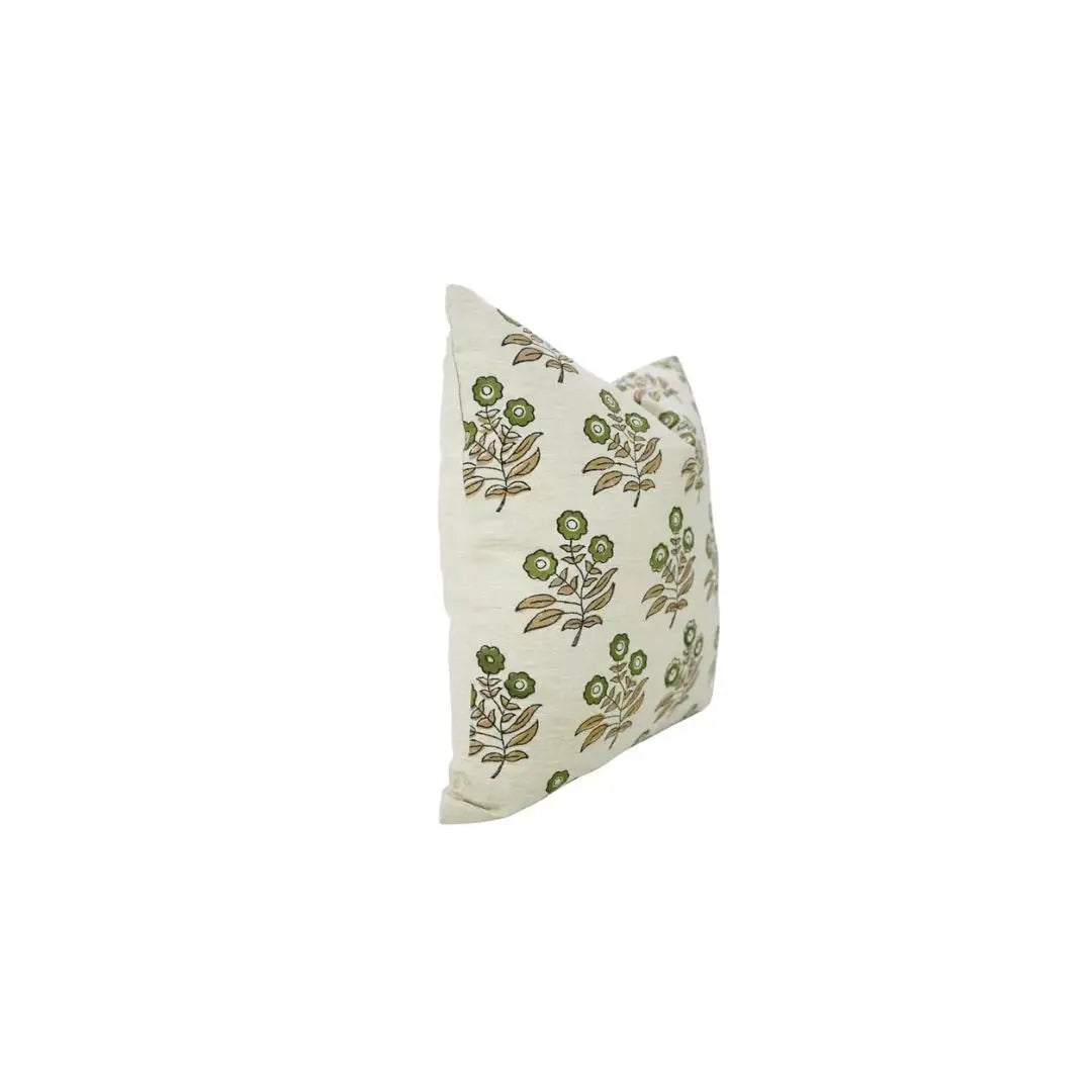 Home Decor Block Design Linen Blend Piillow Cover  - Neha