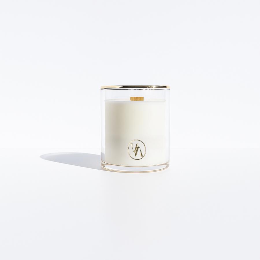 Ganja Suede Scented Candle with Wood Wick