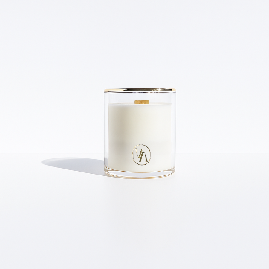 Ganja Suede Scented Candle with Wood Wick