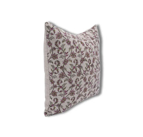 Hand Block Print Thick linen designer Pillow Cover- Varanasi