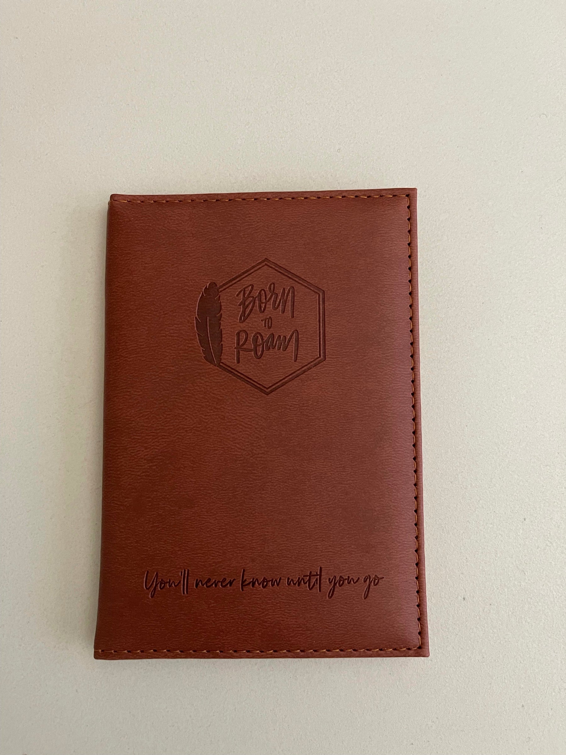 Born To Roam Passport Cover