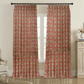 Interior Décor Thick Linen Pleated Curtain - 6 Kamal