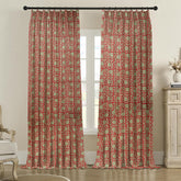 Interior Décor Thick Linen Pleated Curtain - 6 Kamal