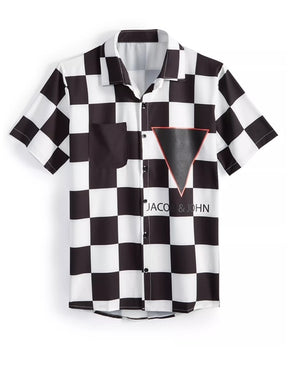 Black Checkered Shirt