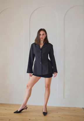 Delina Blazer in Black